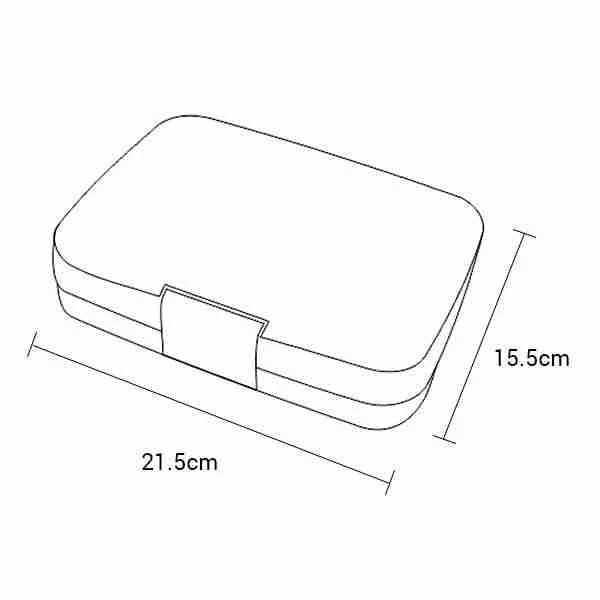 Yumbox 4 Compartment Panino Eighties Aqua Rainbow