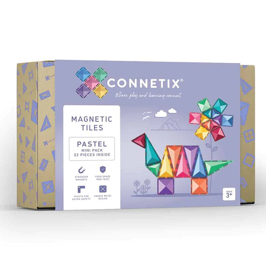 Connetix Tiles 32 Piece Pastel Mini Pack