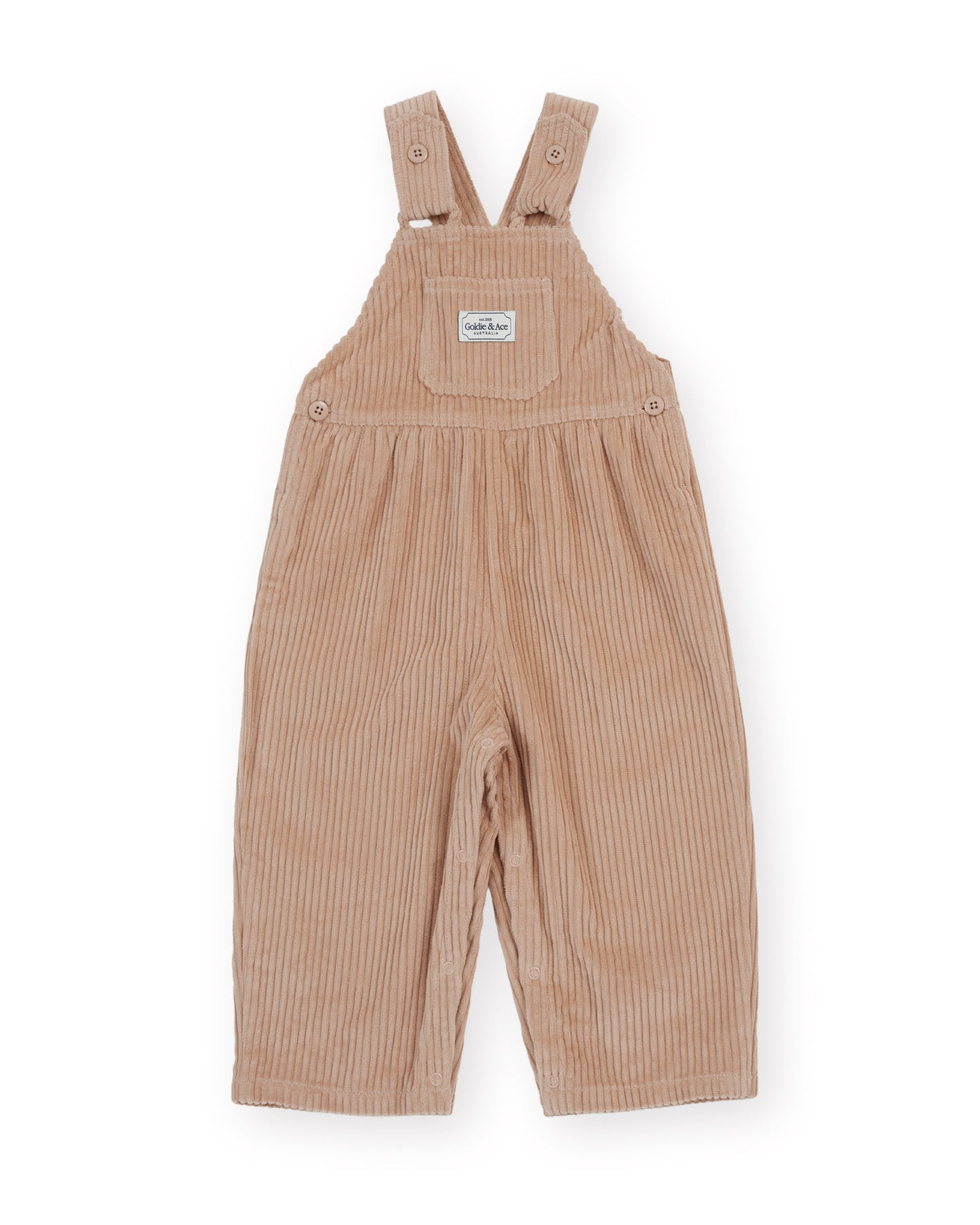 Goldie + Ace Sammy Corduroy Overall Tan