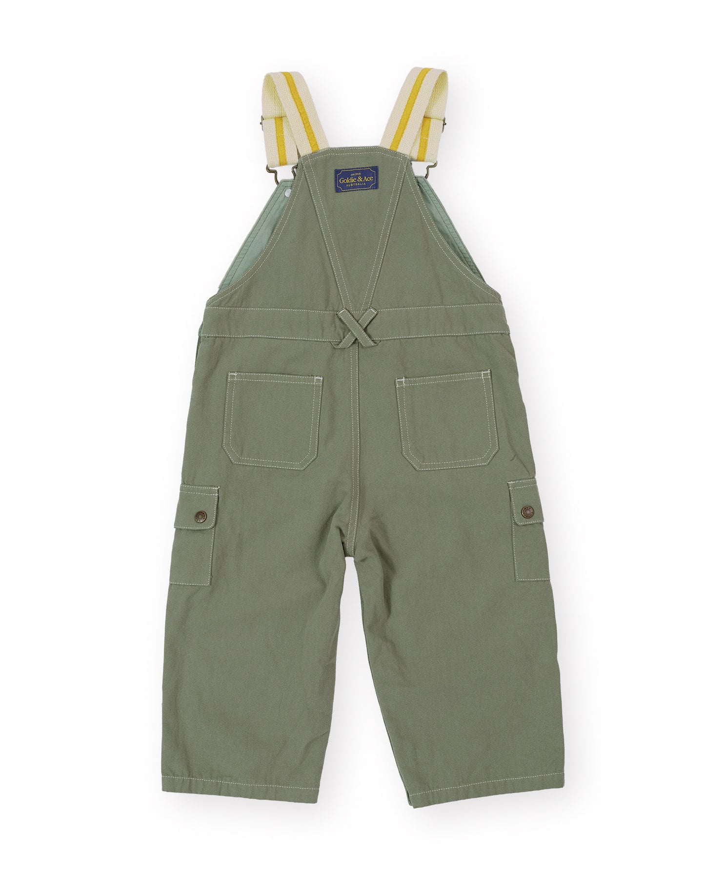 Goldie + Ace Carpenter Utility Austin Overalls Sage