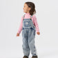 Goldie + Ace Austin Vintage Washed Denim Overalls Light Denim