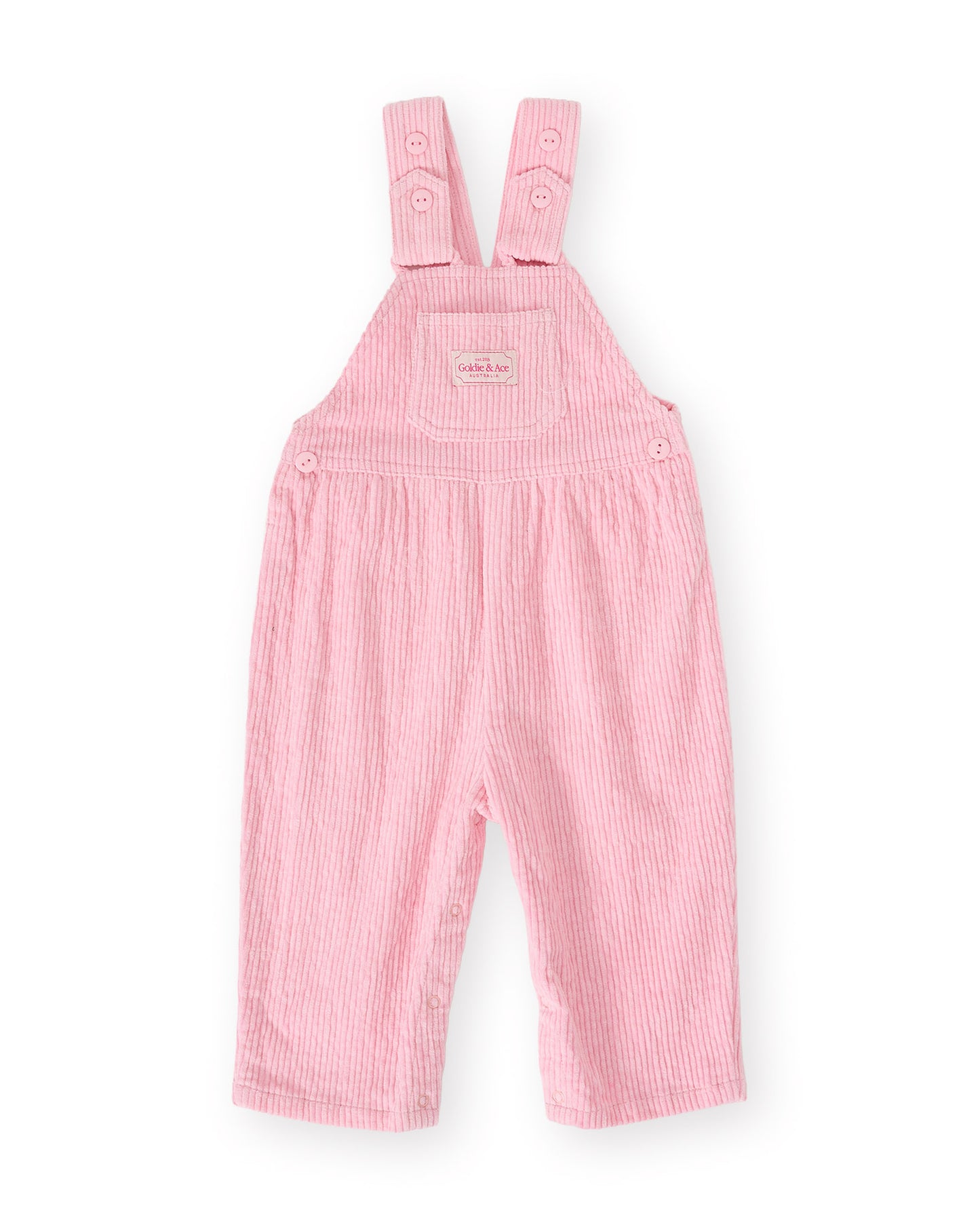 Goldie + Ace Sammy Corduroy Overall Sweat Pea Pink