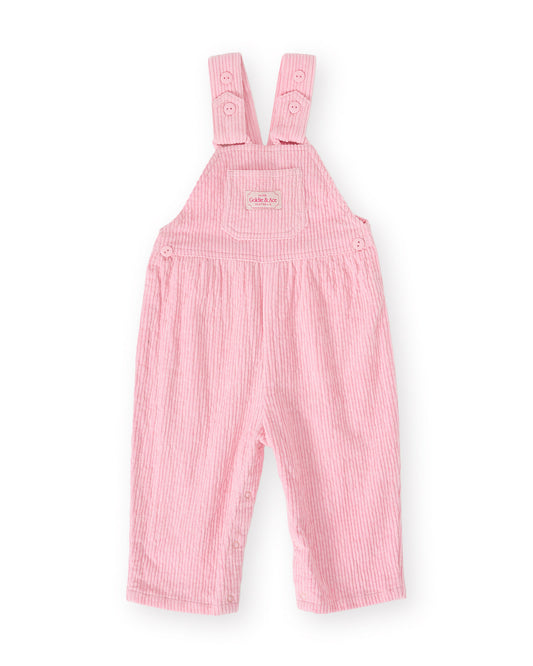Goldie + Ace Sammy Corduroy Overall Sweat Pea Pink