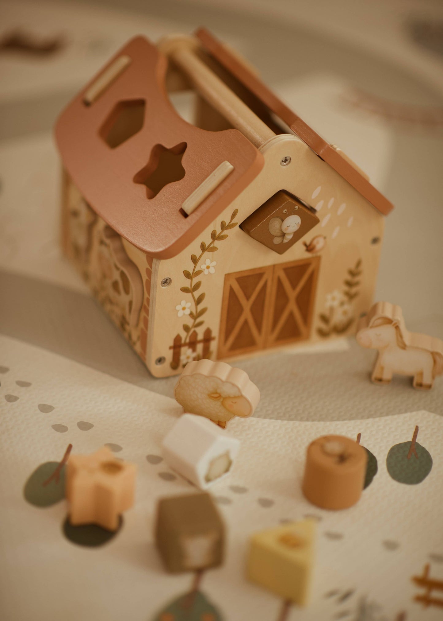 Mrs Ertha Tiny Barn Educational Puzzle