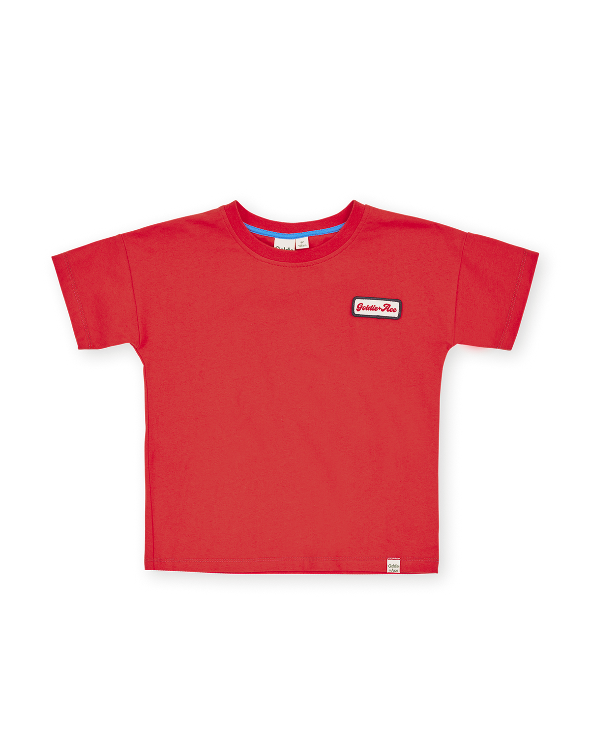 Goldie + Ace Logo Badge T-Shirt Red