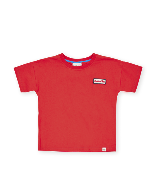 Goldie + Ace Logo Badge T-Shirt Red