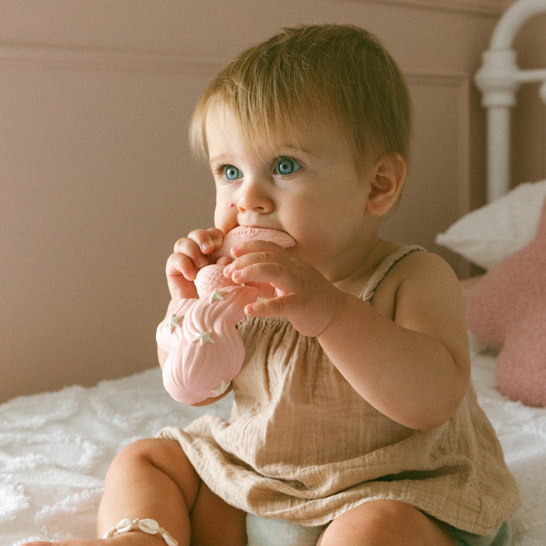 Winnie Parkes Maeve the Mermaid Natural Rubber Teether