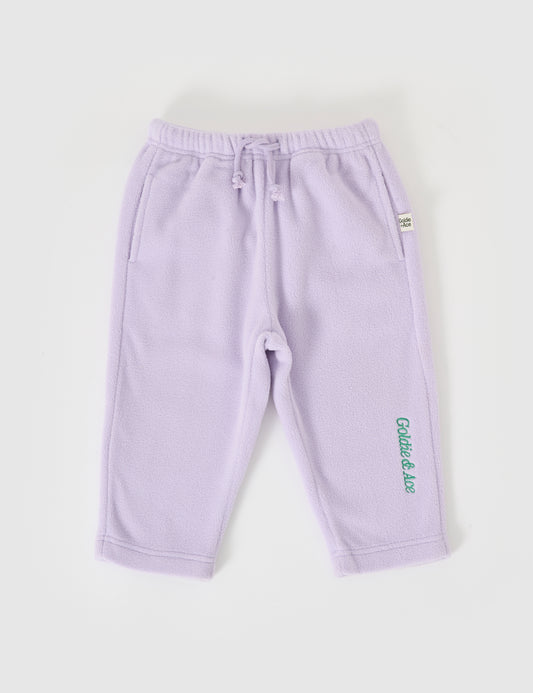 Goldie + Ace Bobbi Polar Fleece Sweatpants Lilac