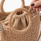 Mrs Ertha Mini Straw Bag Tiny Heart