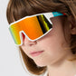 Goldie + Ace Sporty Sunglasses White