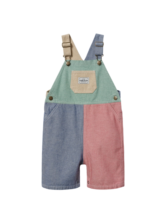 Goldie + Ace Patchwork Burton Overall Multi