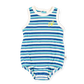 Goldie + Ace Waffle Bubble Romper Blue