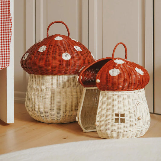 Olli Ella Mushroom Doll House Red