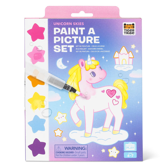 Tiger Tribe Paint-a-Picture Set Unicorn Skies