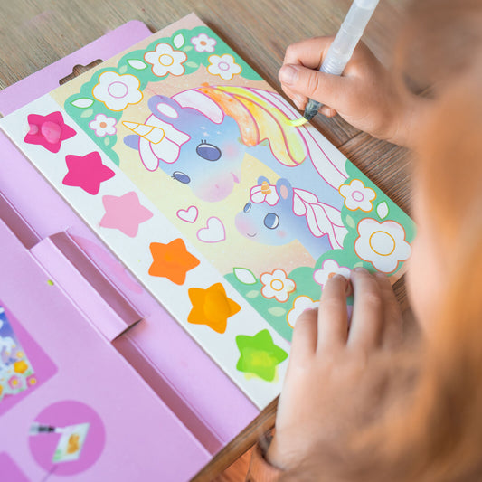 Tiger Tribe Paint-a-Picture Set Unicorn Skies