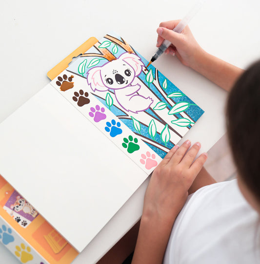 Tiger Tribe Paint-a-Picture Set Wild Animals