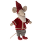 Maileg Santa Mouse with Gingerbread House