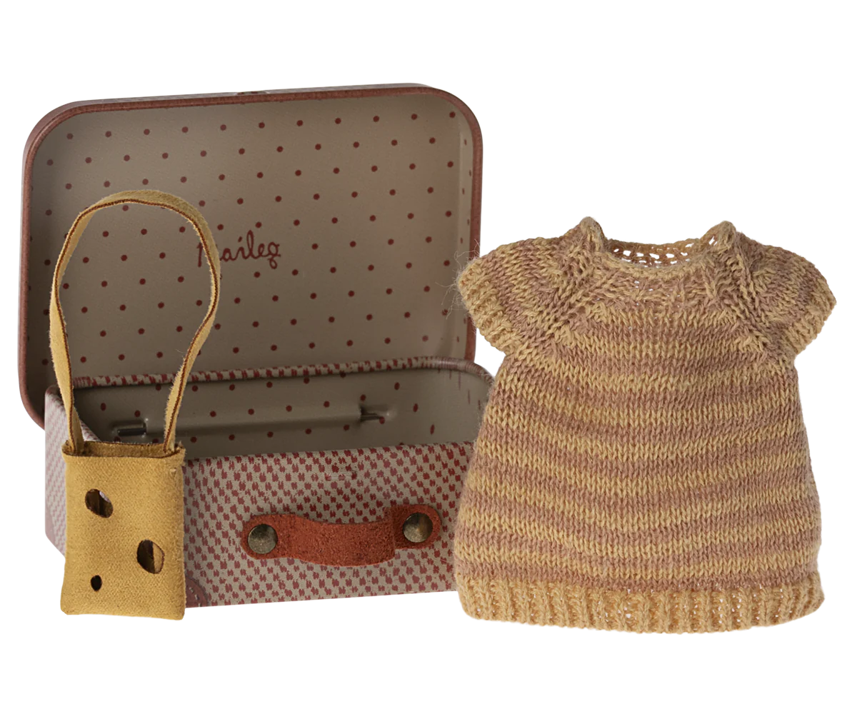 Maileg Dress and Bag in Suitcase Big Sister