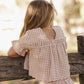 Rylee + Cru Gracie Blouse Fawn Gingham