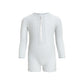 Jamie Kay Florian Zip Swimsuit Variegated Stripe Cenote