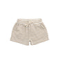 Jamie Kay Pima Cotton Wesley Short Slim Stripe Brioche/Cloud