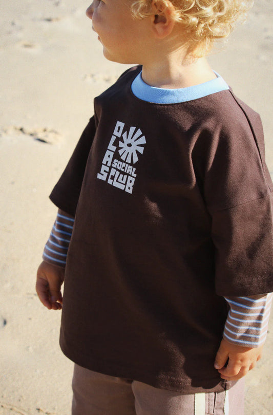 Olas Social Club Layered Mini Tee