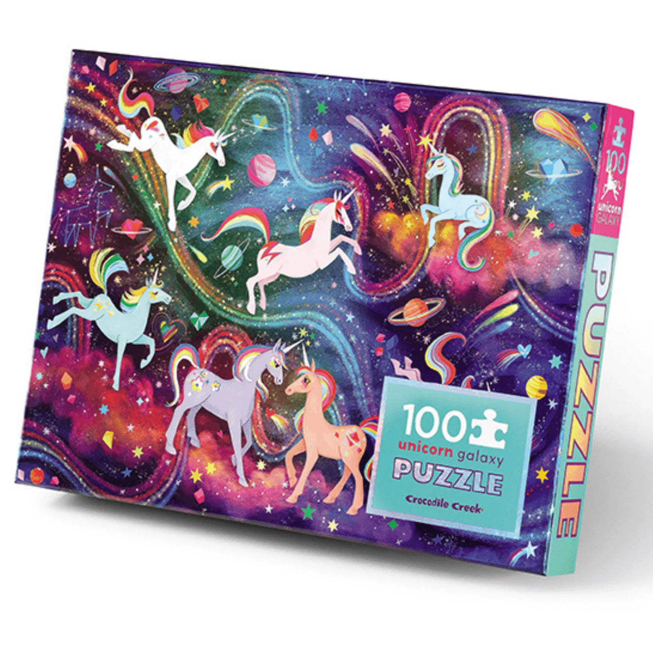 Crocodile Creek 100pc Unicorn Galaxy Puzzle