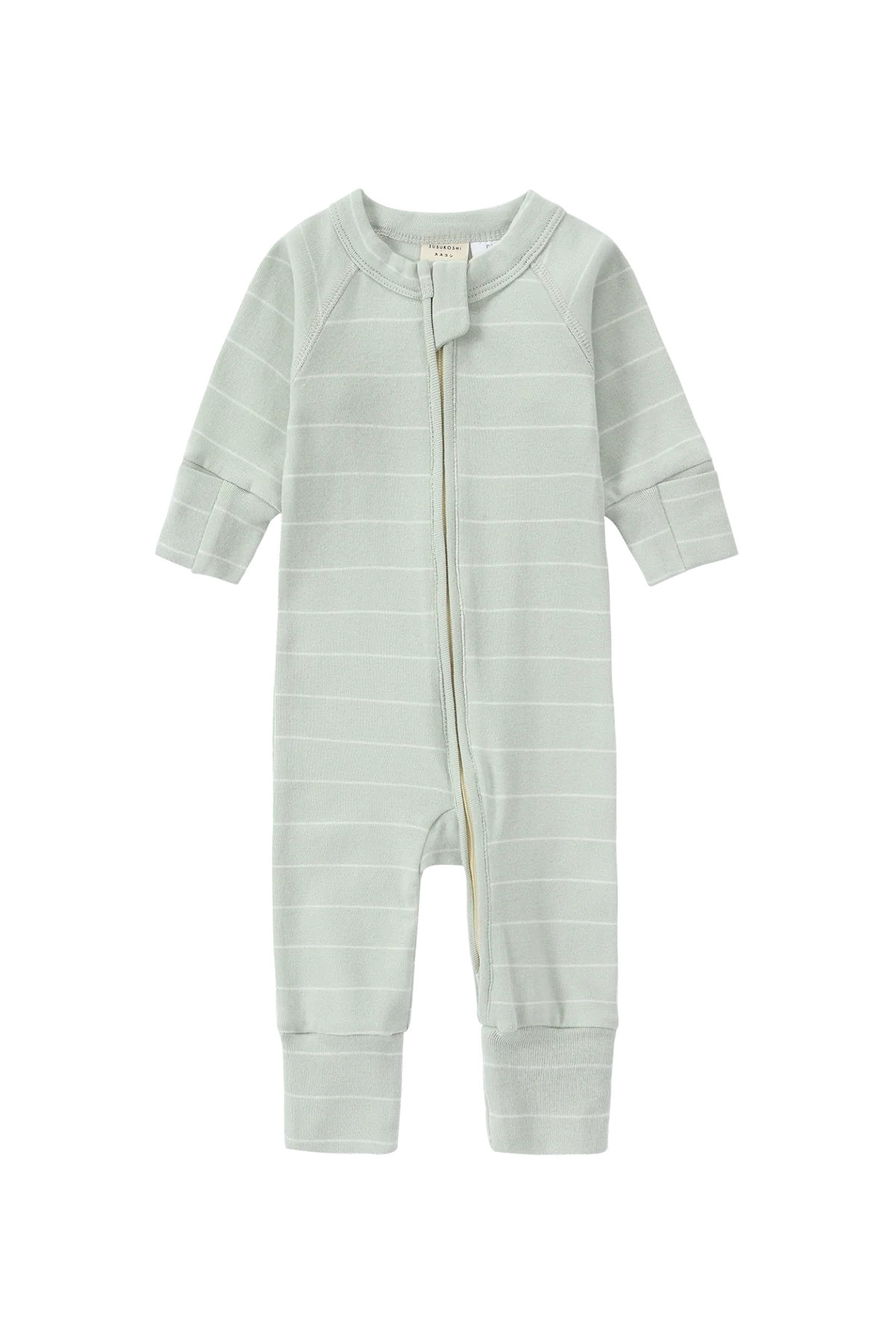 Susukoshi Long Sleeve Zip Growsuit Blue Sky