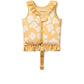 Liewood Dove Swim Vest W Frill  Flower / Lemon