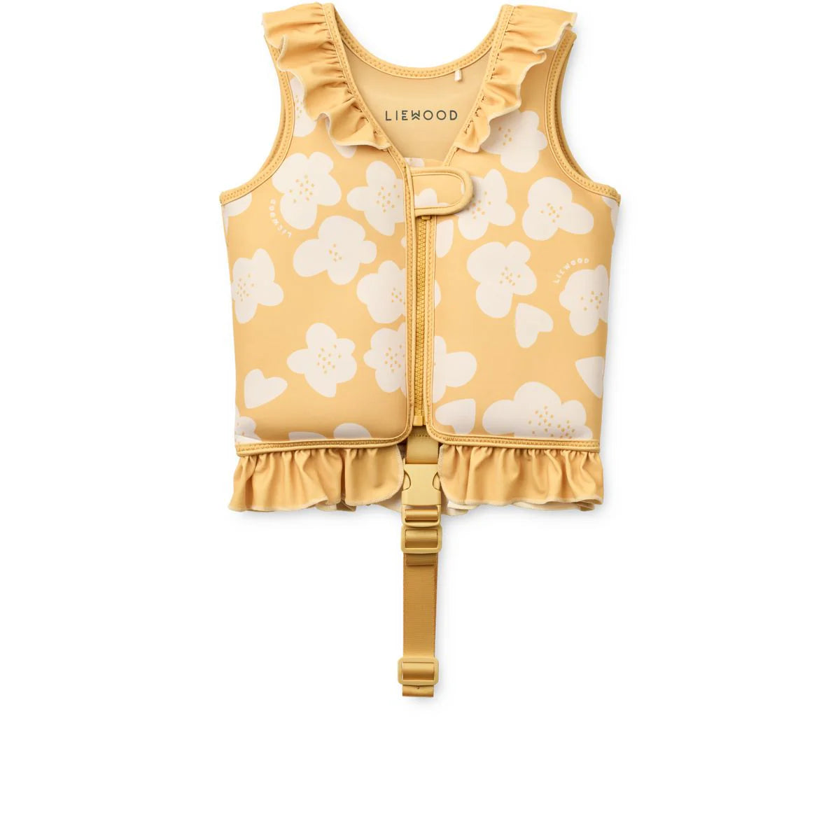 Liewood Dove Swim Vest W Frill  Flower / Lemon