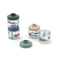 Liewood Dominique Baby Food Storage 4 Pack Fun / Beach Blue