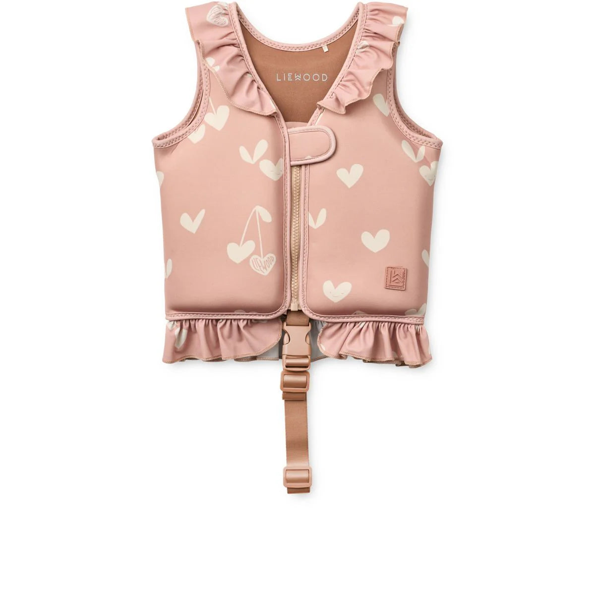 Liewood Dove Swim Vest W Frill Sweethearts / Pale Tuscany