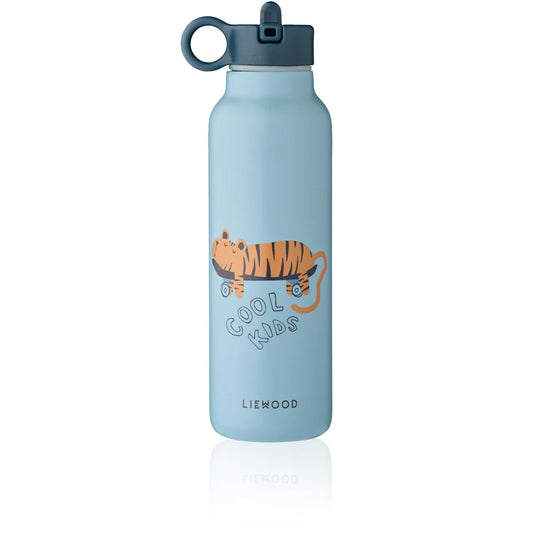 Liewood Falk Water Bottle 500 mL Tiger / Beach Blue