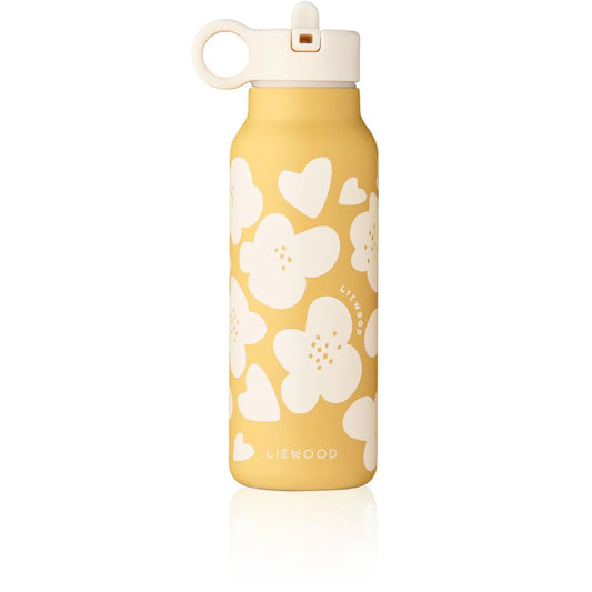 Liewood Falk Water Bottle 350 mL Flower / Lemon Yellow