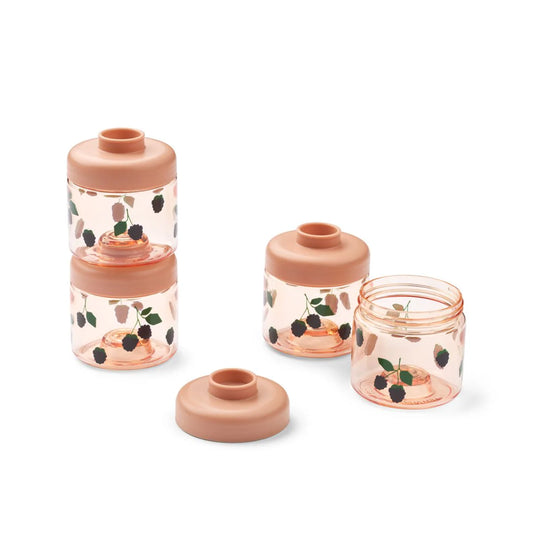 Liewood Dominique Baby Food Storage 4 Pack Sweethearts / Pale Tuscany