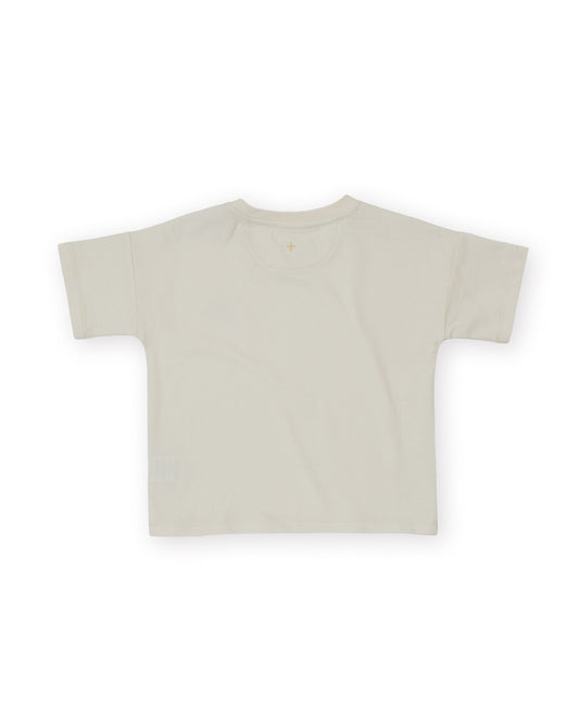 Goldie + Ace Essential Logo T-Shirt Antique White