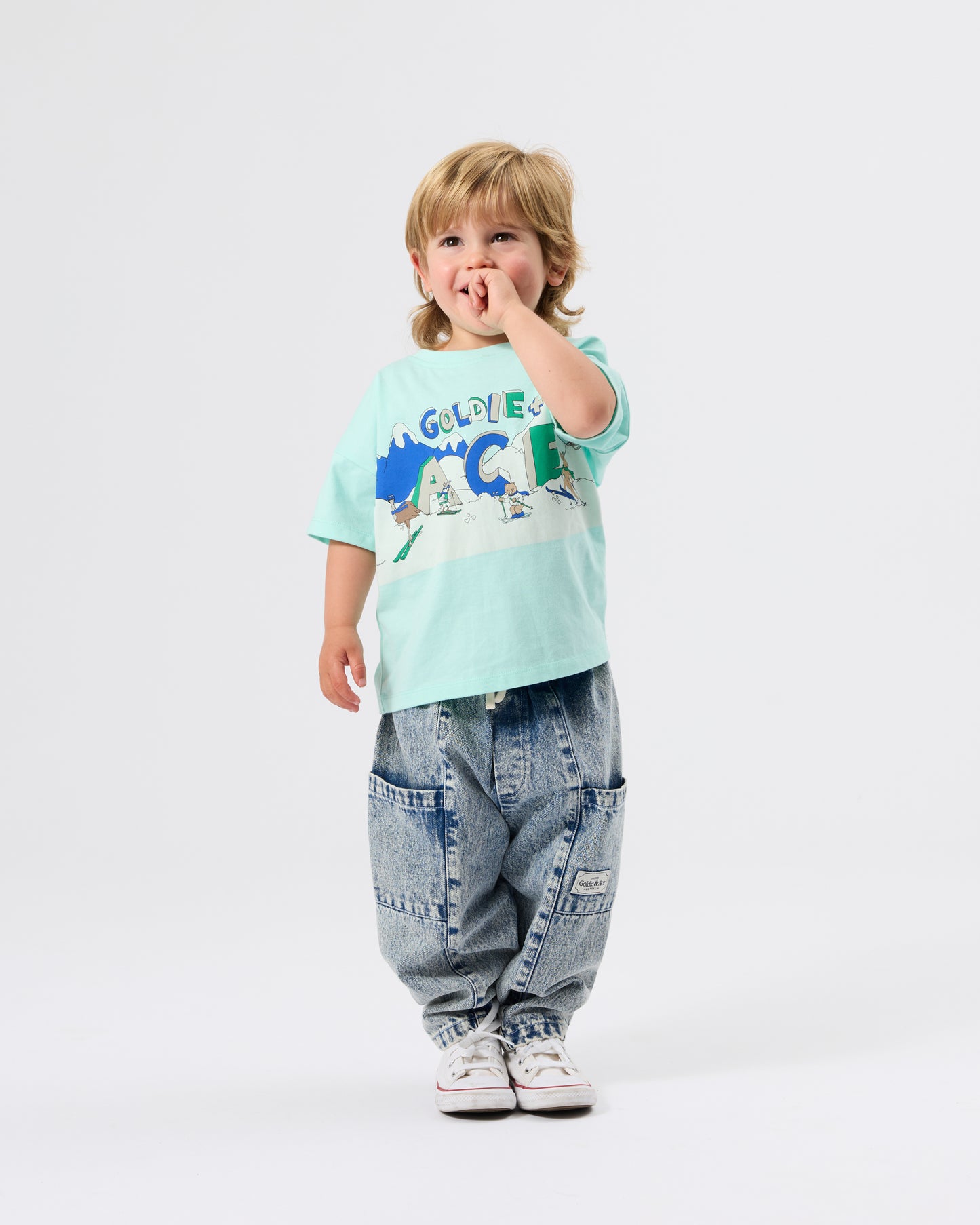 Goldie + Ace Alpine T-Shirt Mint