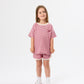Goldie + Ace Waffle Stripe T-Shirt Pink