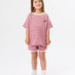 Goldie + Ace Waffle Shorts Pink