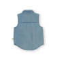 Goldie + Ace Scallop Edge Chambray Vest