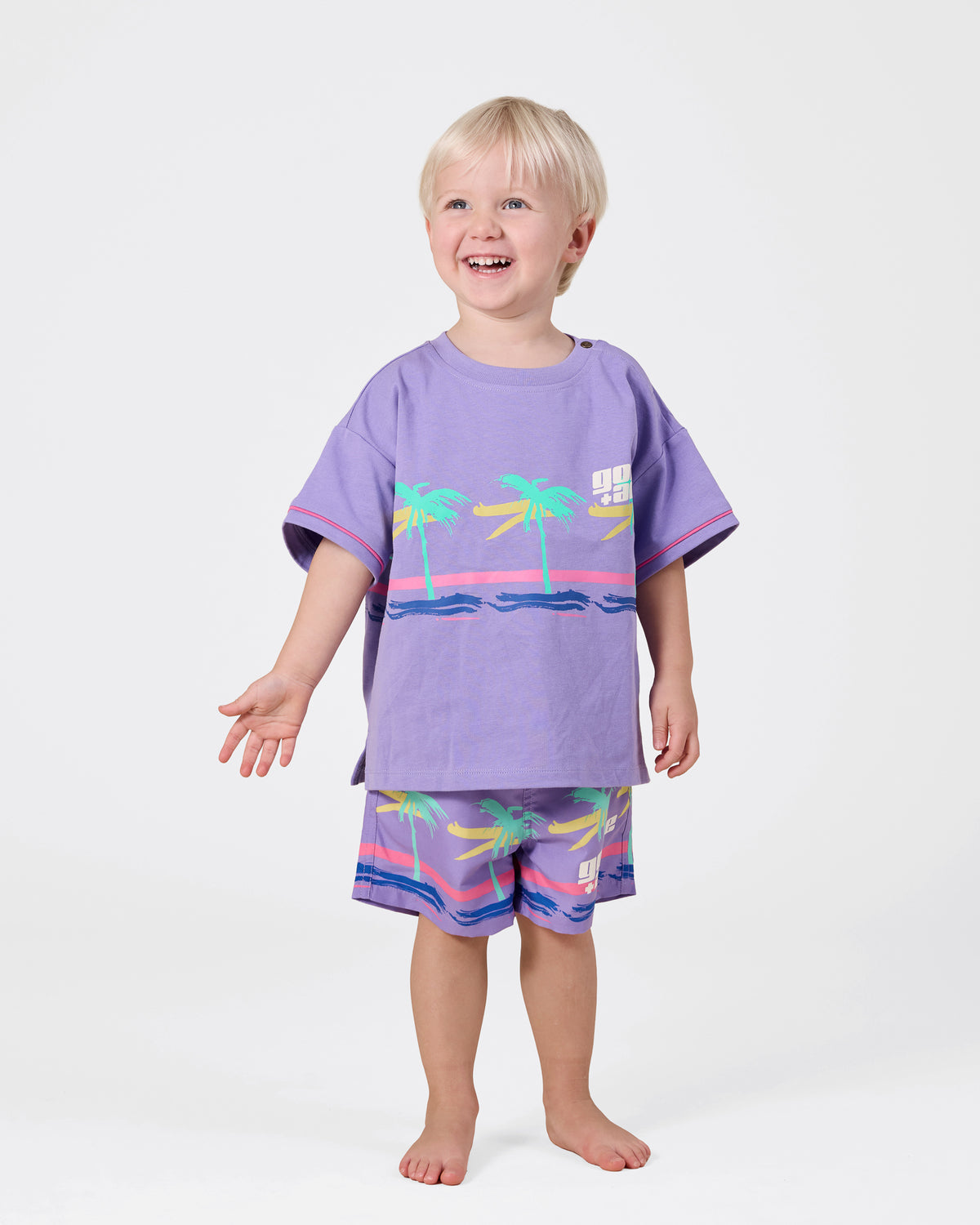 Goldie + Ace Oversized Palm Beach T-Shirt