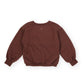 Goldie + Ace Comfy Embroidered Sweater Chestnut