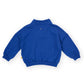 Goldie + Ace Alpine Quarter Zip Sweater Cobalt Blue