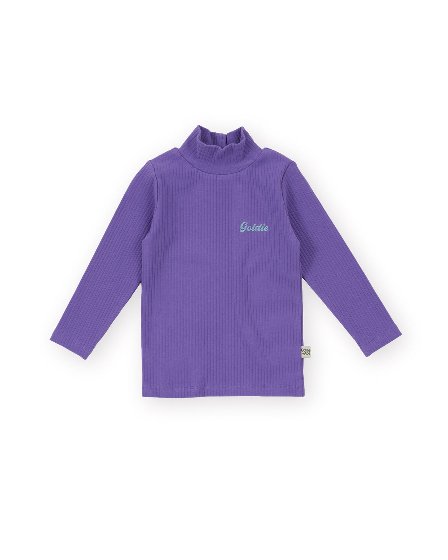 Goldie + Ace Embroidered Rib Skivvy Grape