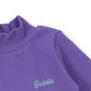 Goldie + Ace Embroidered Rib Skivvy Grape