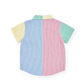 Goldie + Ace Gingham Colour Block Holiday Shirt