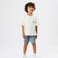 Goldie + Ace Pin Stripe Noah Pocket Shorts