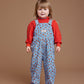Goldie + Ace Goldie Vintage Overall Dixie Daisy Corduroy Blue Red