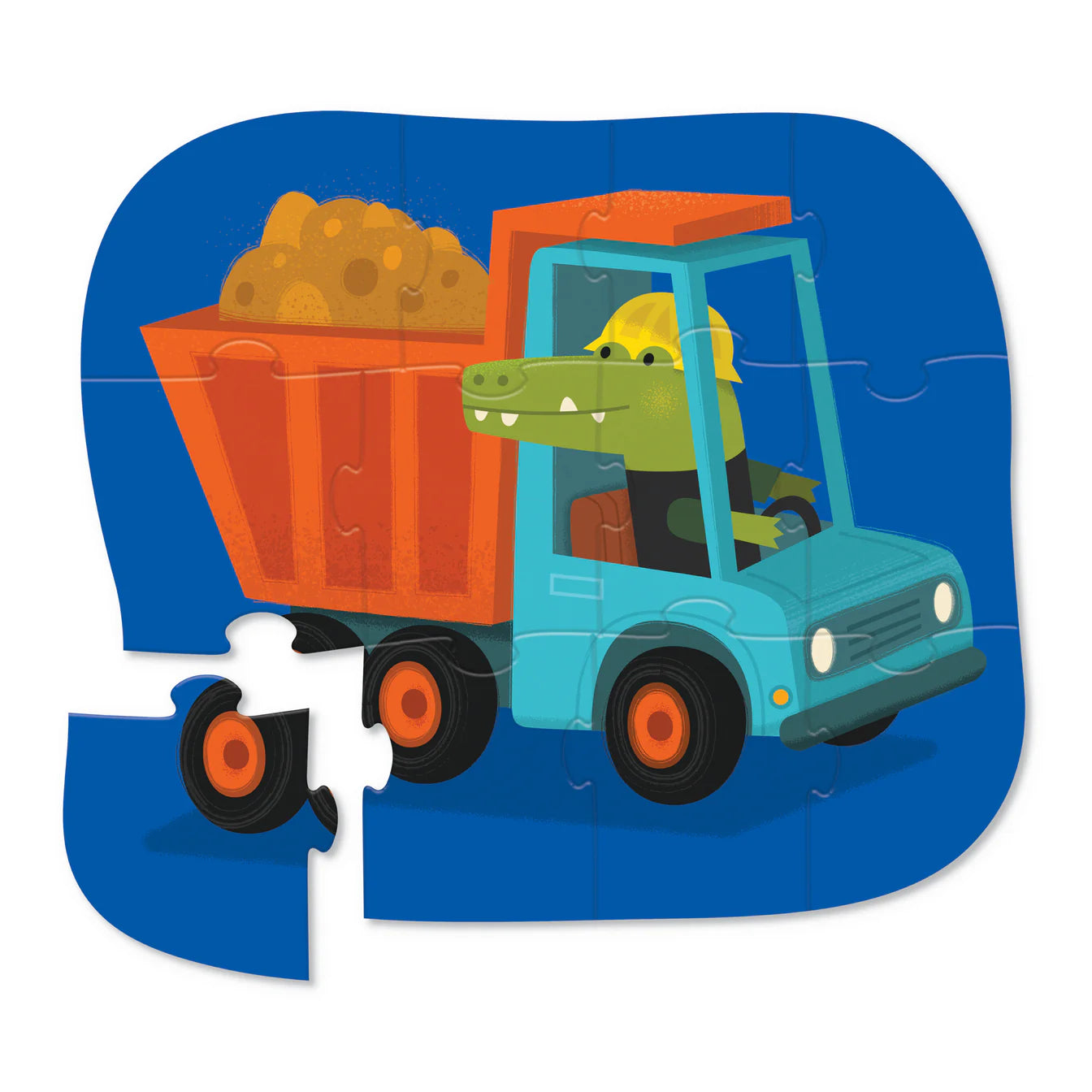 Crocodile Creek 12pc Mini Puzzle Construction Croc