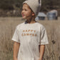 Rylee + Cru Raw Edge Tee Happy Camper